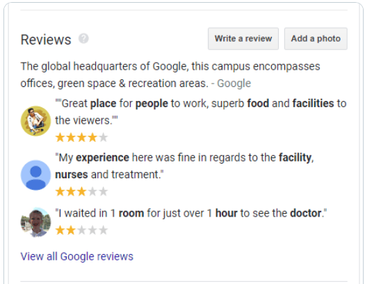 Google Adds Stars to Reviews