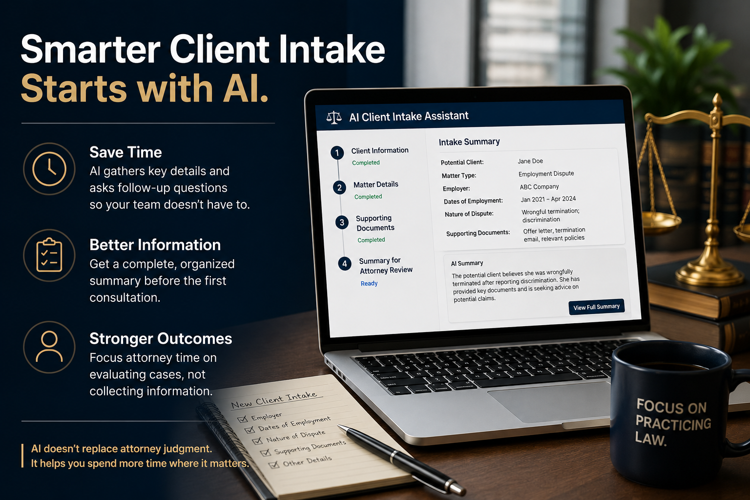 Smarter Client Intake Starts with AI