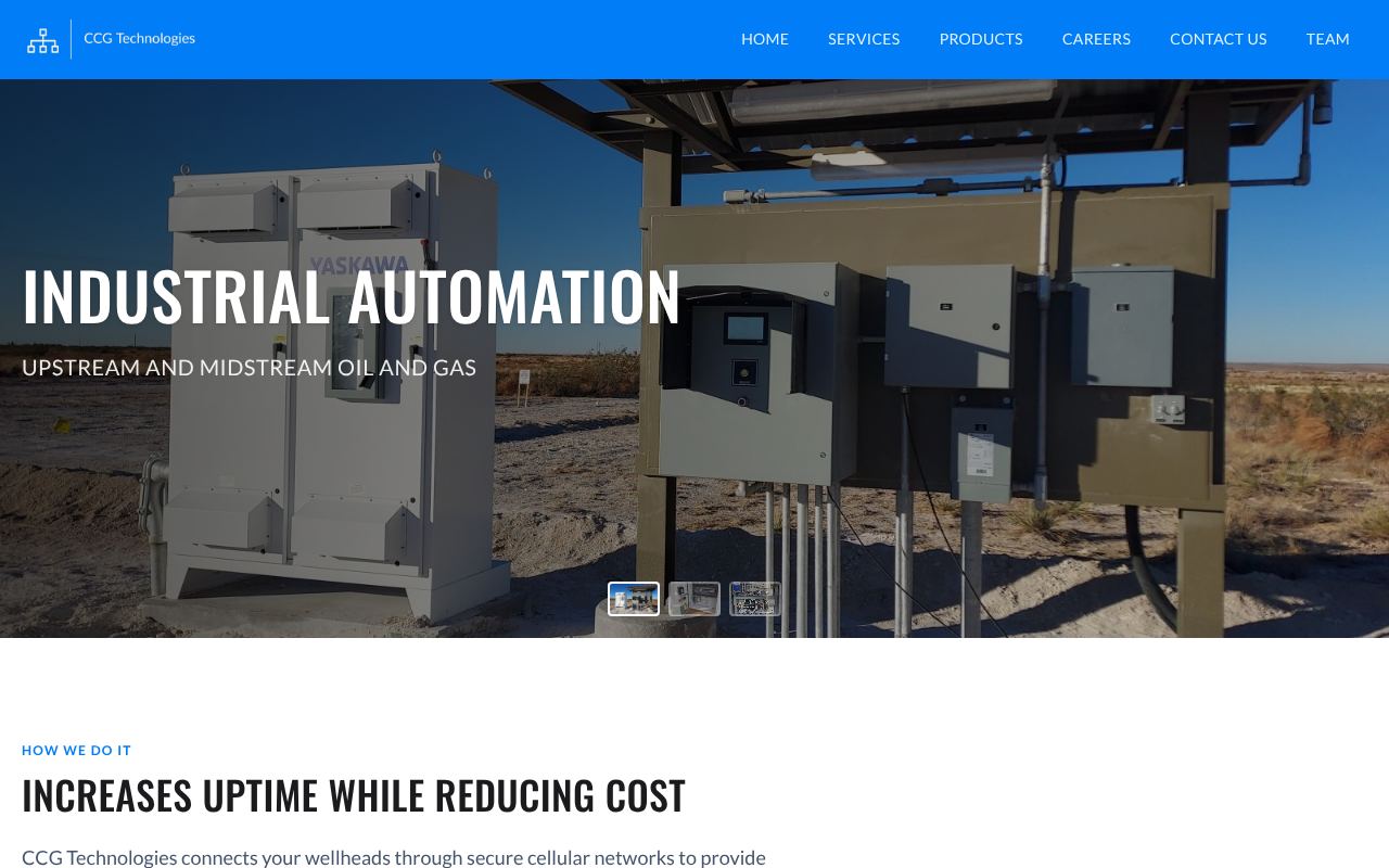 CCG Technologies homepage